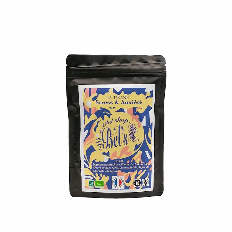 TISANE STRESS ET ANXIETE CBD